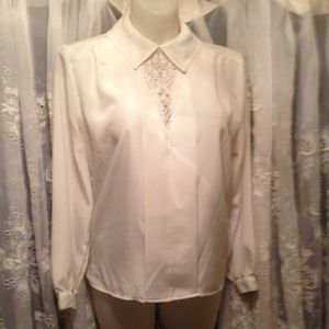 Beautiful cream colored vintage blouse