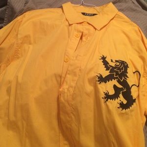 2XL mens dress shirt, Yellow