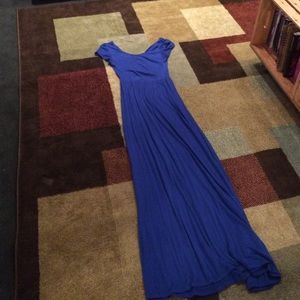 Maxi dress with open back