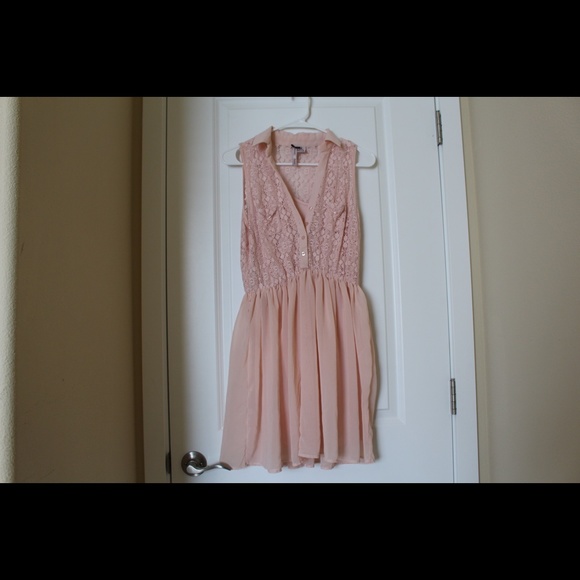 Salmon Spring Dress