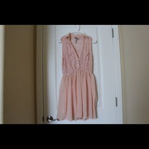 Salmon Spring Dress