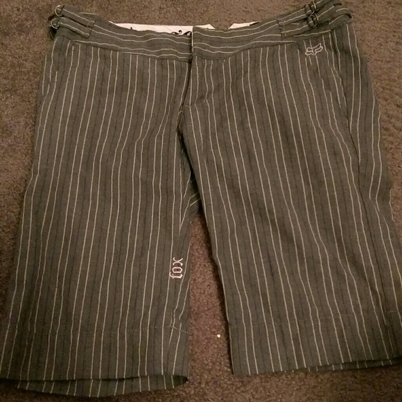 Pinstripe shorts