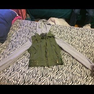 Boy Meets Girl Army Green Jacket