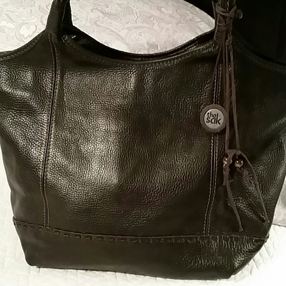 SAK Brown leather 10 deep x 17