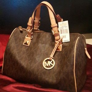 Michael kors grayson satchel bag authentic likenew