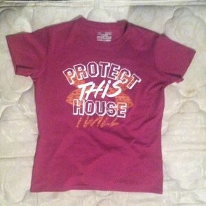 Pinkish purple shirt