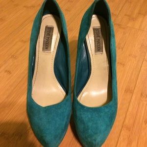 Steve Madden Teal Pumps.
