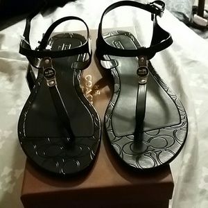 Brand new coach sandals