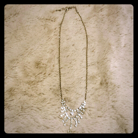 Vintage tear drop necklace