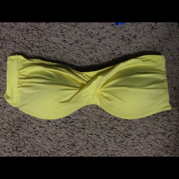 Yellow bikini top