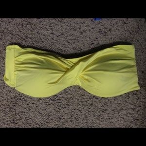 Yellow bikini top