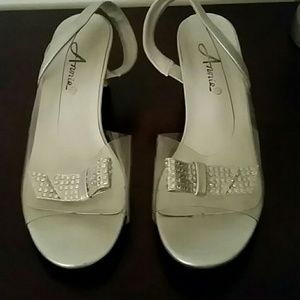 Clear Rhinestones Heels - will be donated
