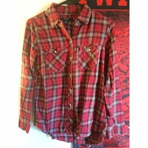 Red Flannel Button up