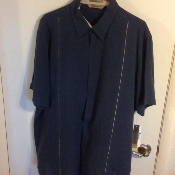 Men's silk dress shirt
