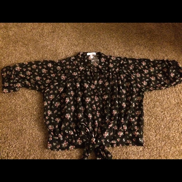 Delias Floral chiffon blouse