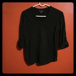 Gap navy blue sweater with roll sleeves