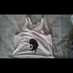 Dripping Yin Yang Crop Top