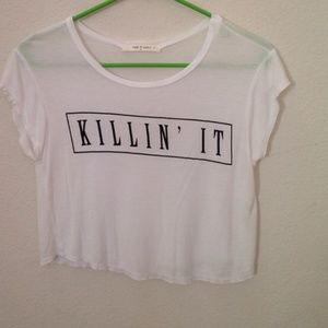 Killin' It crop top