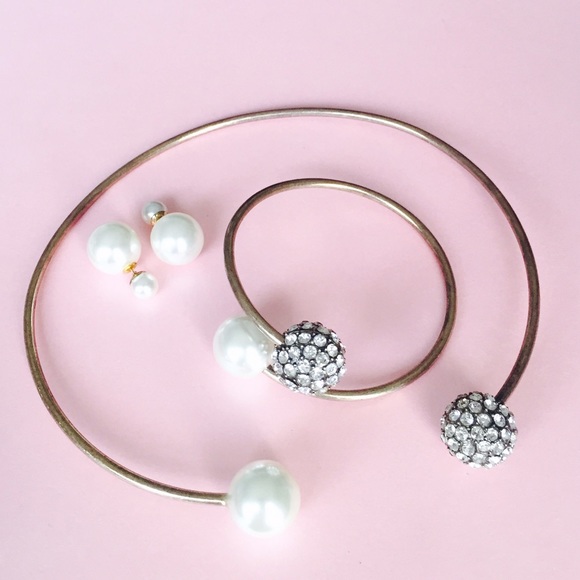 Pearl Ball Cuff