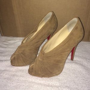 Christian louboutin booties