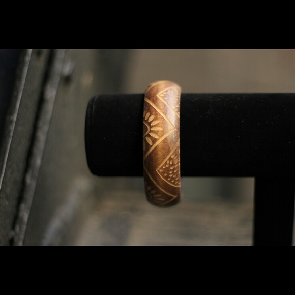 Carved Wooded Bangle