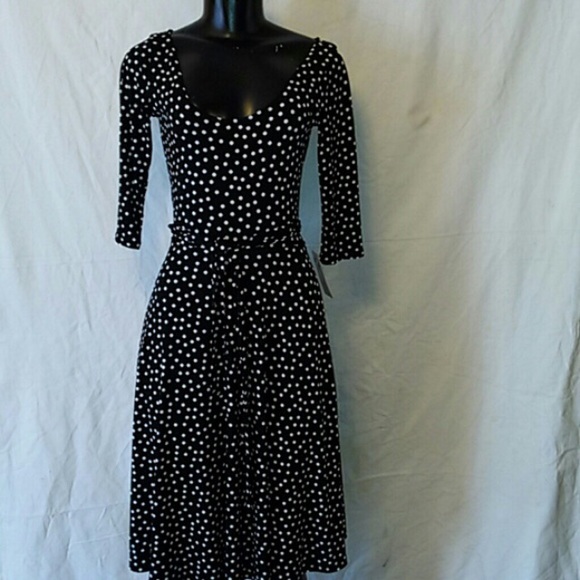Like new Leota polka dot swing dress!