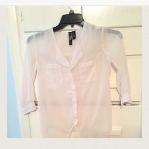 Coral pants and white shirt