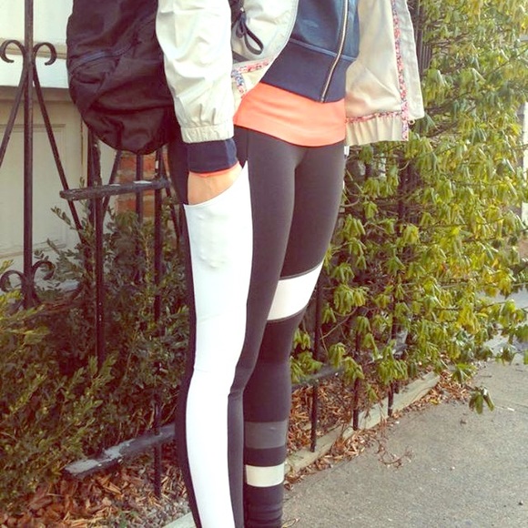 Reflective lululemon speed tights!
