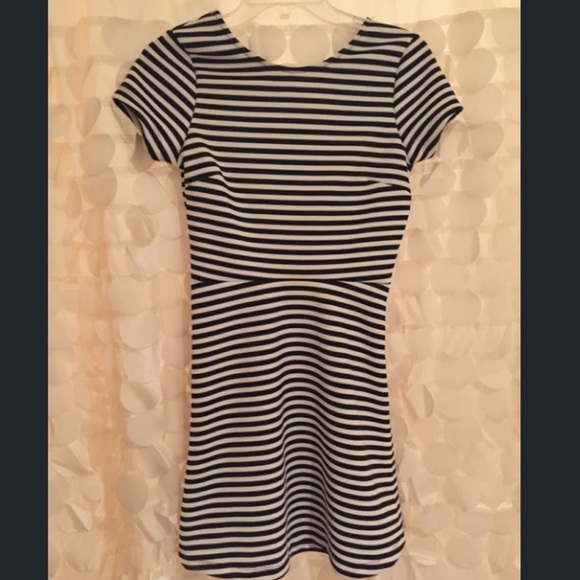Topshop Black & White Dress