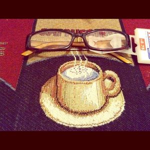 Dark Brown Zebra Glasses