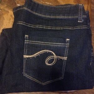18 W Petite Dark Denim Jean