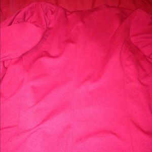 ✨FLASH SALE✨Red open zipper blazer