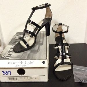 Vintage Black Patent Leather Heels