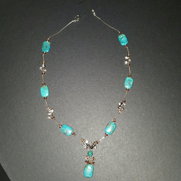 AUTH STERLING/TURQUOISE/CRYSTAL