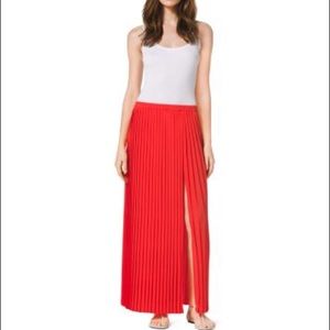 Michael Kors Pleated Maxi Skirt