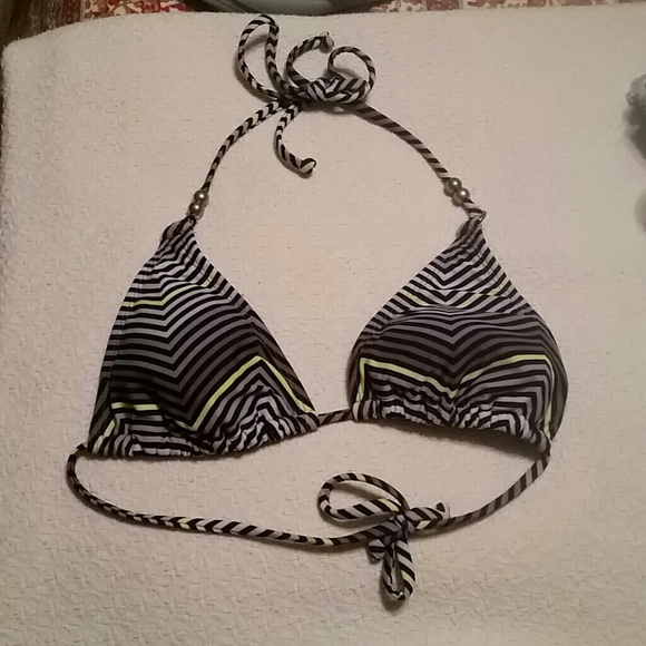 Striped swim top