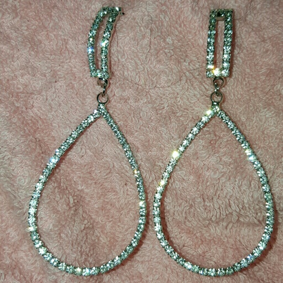 Rhinestone Teardrops