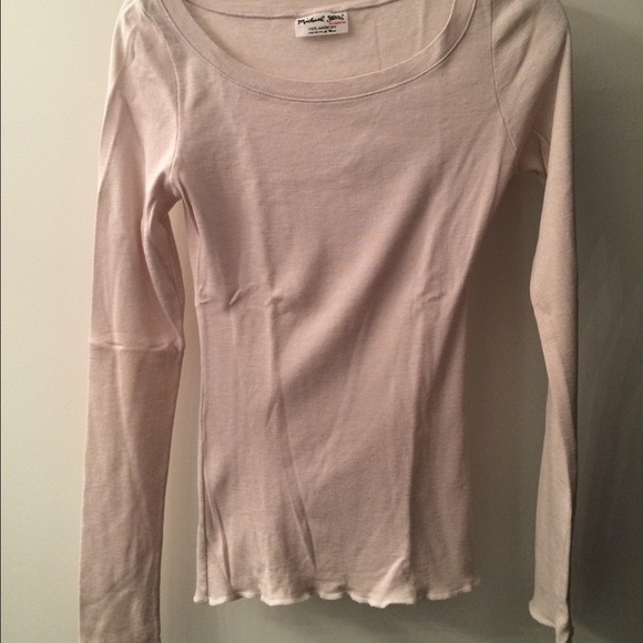 Chalk Colored Long Sleeved T-Shirt -SOLD!