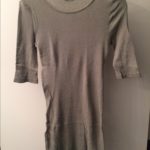 SageGreen w/a Bit of Gold Extra Long T-Shirt-SOLD!