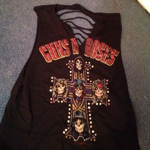 guns n roses muscle tee