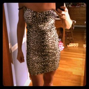 Cheetah print dress