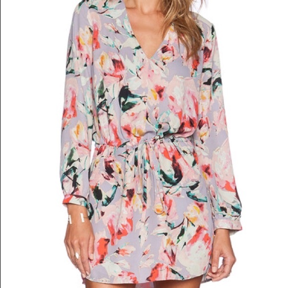 Dresses & Skirts - Floral Surplice Dress