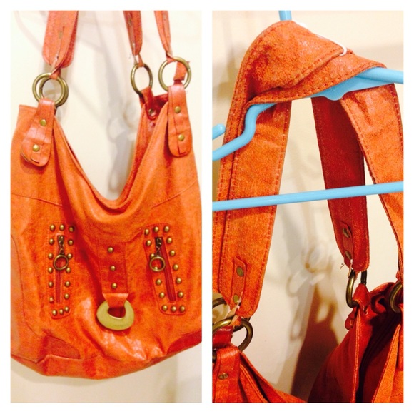Orange handbag