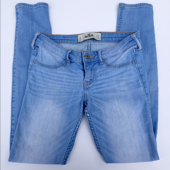 Hollister light was jeans