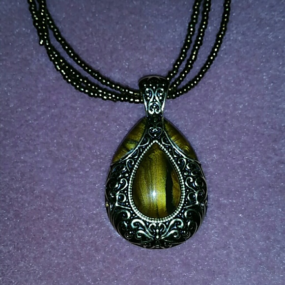 Vintage Tiger's Eye Necklace