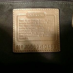 RARE Artestian Leather & Khaki Canvas Studded Soho
