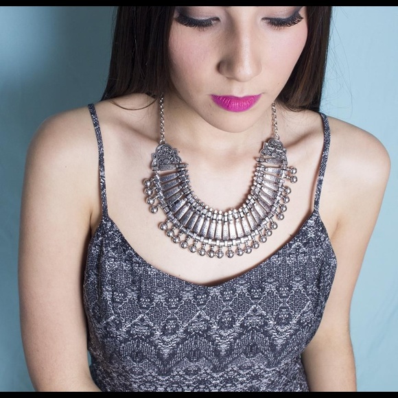 Silver Statement Necklace