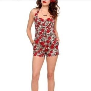 Leopard romper