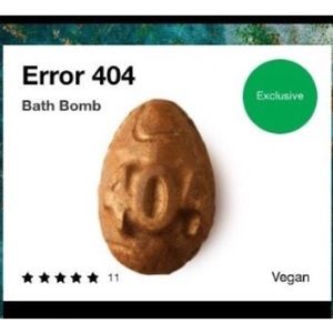 SALE Lush Error 404 Bath Bomb