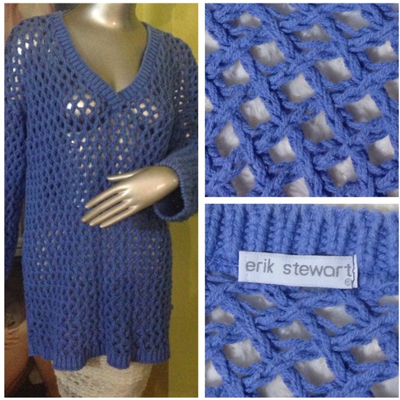 LOWEST! ๐Erik Stewart Crochet Style Sweater๐ - Picture 3 of 3